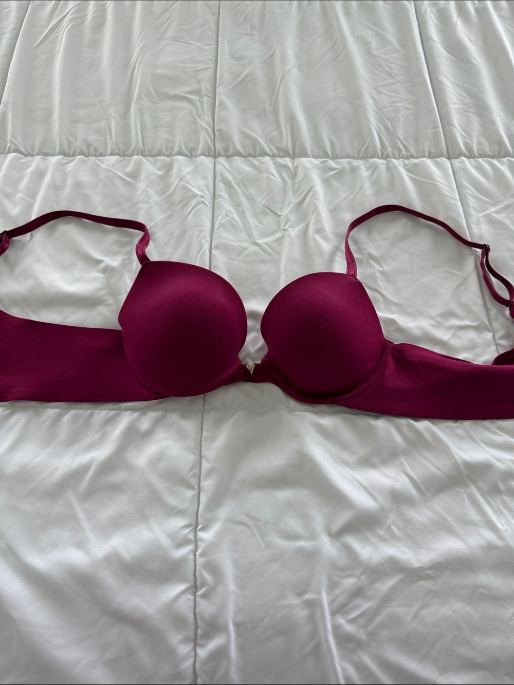 Victoria's Secret Smooth Push-Up Bra - Deep Raspberry